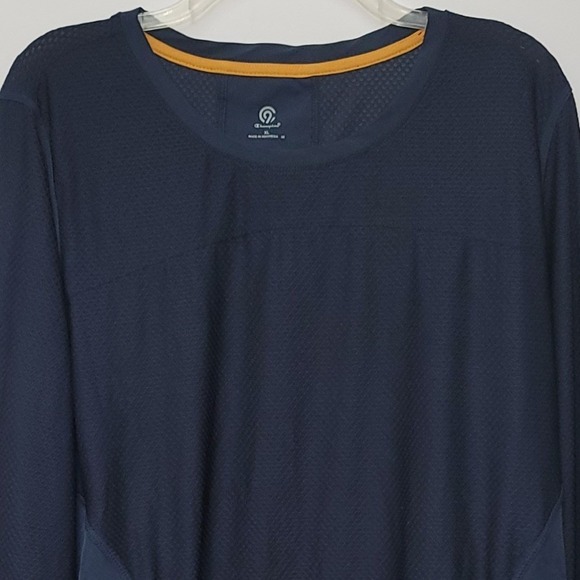 Champion Women's Navy Blue Long Sleeve Athletic Top Mesh Panels XL Athleticware - Picture 3 of 10